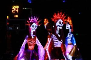La NBA celebra su GGlobal Game en CIudad de México durante el Día de los Muertos